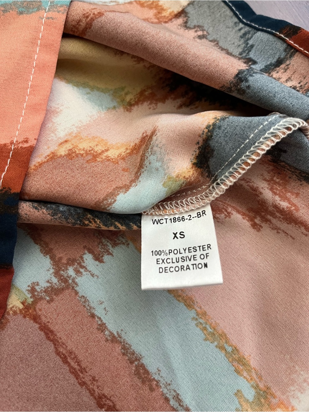 THML Printed Flutter Sleeve Top in Multi-Color - Picture 4 of 6